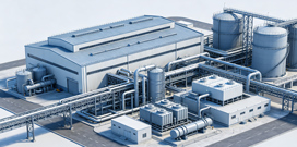 Distribution transformer for industrial facilities