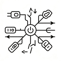 Flexible power distribution capability