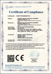 Isolation transformer certificate