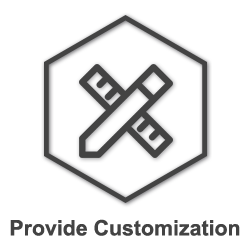 Provide customization